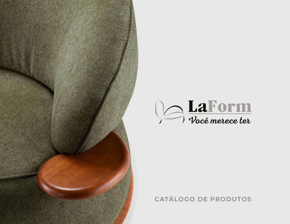 Capa do catálogo LaForm Estofados
